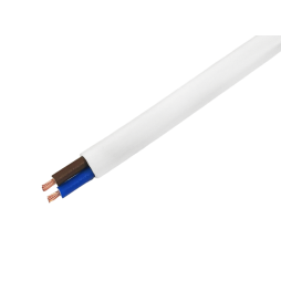 Wire ShVVP 2x0.5 white copper IKK (100m each)