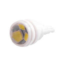 LED car lamp T10-5630-3smd ceramics with lens white 12V LEDUA