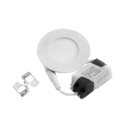 LED recessed DownLight 3w 220V round 6400k