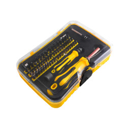 Set of heads and bits with handle 62pcs LTL10045 Lemanso