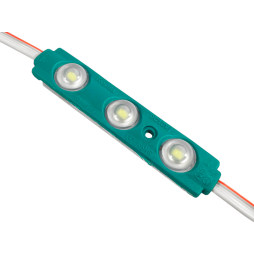 LED modules 2835-3smd 12V IP65 1.5watt with lens green Samsung (20pcs) 2 years warranty LEDUA