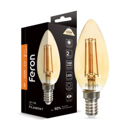 LED lamp Feron Filament LB-158 6W E14 2200K