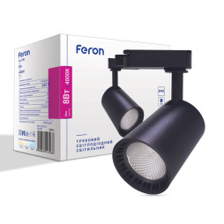 LED track light Feron AL100 8W 4000K black