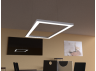 LED pendant lamp, ceiling lamp "Tetragon" rectangle 110-240V 324W 38900lm 4500k 2000*1000, external driver LEDUA
