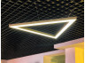 LED pendant lamp, ceiling lamp "Delta" triangle 110-240V 120W 13000Lm 4500k 1000*1000*1000, external driver LEDUA