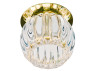 Built-in luminaire Feron JD93 under the lamp transparent matte gold
