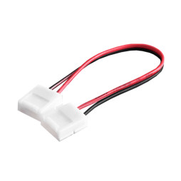 Connector 10mm double-sided 2 contacts with wire 14.5cm 2 years warranty LEDUA