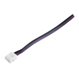 Connector 10mm with wire RGB 14.5cm LEDUA