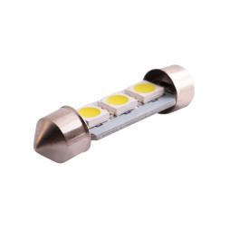LED car lamp S85-36mm-3pcs 5050 white 24V LEDUA
