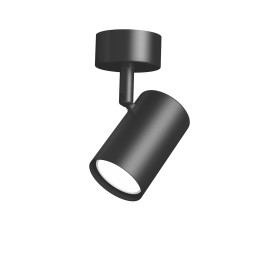 VIDEX lamp for GU10 lamp surface-mounted swivel black VL-SPF05B-BFB