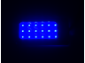 LED car lamp PCB 3W blue (25*17-18) 12V LEDUA