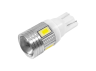 LED car lamp T10-5630-6smd with lens white 12V LEDUA