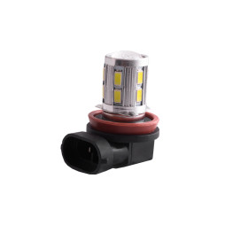 LED car lamp H11-5630-12pcs+1pcs-CREE with lens white 12V LEDUA