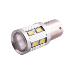 LED car lamp T25-5630-12SMD+1SMD Gree 1156 white 12V LEDUA