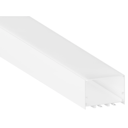 Aluminum profile for LED strip AL-138 2 meters white surface-mounted suspended LEDUA