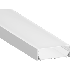 Aluminum profile for LED strip AL-140 2 meters anodized surface-mounted suspended LEDUA