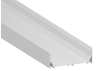 Aluminum profile for LED strip AL-140 2 meters anodized surface-mounted suspended LEDUA