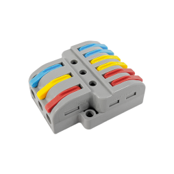Terminal block gray through 3+6 PCT-222-633
