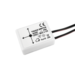 Concealed switch under the tabletop REJS up to 40 mm W10, 12 V, max. 50 W plastic TR20.0025.05.000