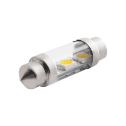 LED car lamp S85-36mm-3smd 5050 non-liquid white 12V LEDUA