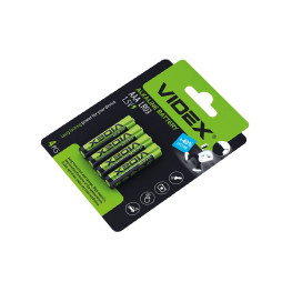 Luzhna battery LR03/AAA 4pcs Blister Card Videx