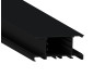 Aluminum profile for light LED stitching AL-39 1 meter black hanging/overlay LEDUA