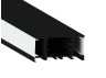 Aluminum profile for light LED stitching AL-39 2 meters black hanging/overlay LEDUA