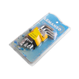 Set of hex star keys 9pcs LTL10003 Lemanso