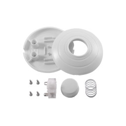 Round white foot switch button 317 LEDUA