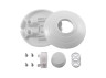 Round white foot switch button 317 LEDUA