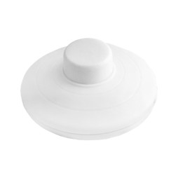 Round white foot switch button 317 LEDUA
