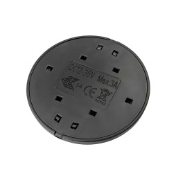 Round black foot switch button switch 317 LEDUA