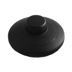 Round black foot switch button switch 317 LEDUA