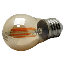 Lemanso lamp 4W G45 E27 COB 320LM 2200K 220V / LM389 amber ball, glass