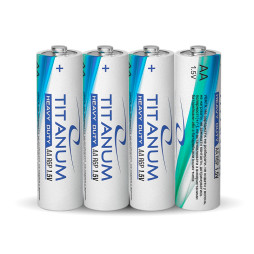 Salt battery R6P/AA 4pcs SHRINK Titanum