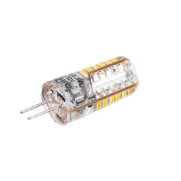 LED lamp G4 48LED 2.5W 200LM 6500K 3014SMD AC/DC12V silicone / LM350 Lemanso
