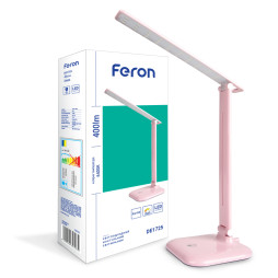 LED table lamp Feron DE1725 9W pink