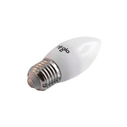 LED bulb E27 C37 6W candle 220V 4000k