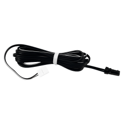 Connector C2541 male black + black wire 2m + connector 8mm