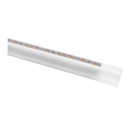 Clip LED plastic for lighting glass shelves 12V/DC 2.4w 500mm, white light, white wire LEDUA