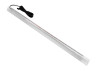 Clip LED plastic for lighting glass shelves 12V/DC 2.4w 500mm, white light, black wire LEDUA