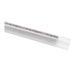 Clip LED plastic for lighting glass shelves 12V/DC 2.4w 500mm, blue light, black wire LEDUA