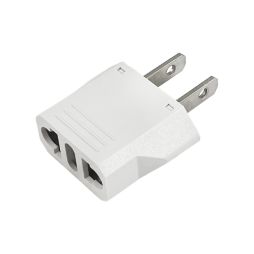 Adapter - adapter 10A (6A) 250V white LMA089 Lemanso (English)