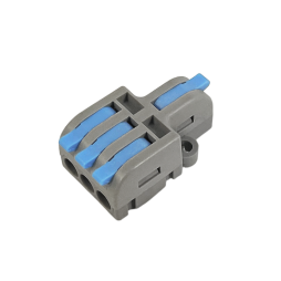 Connecting terminal (1+3) double-sided LMA2624 blue flags Lemanso