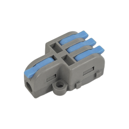 Connecting terminal (1+3) double-sided LMA2624 blue flags Lemanso