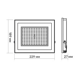 LED floodlight TITANUM TLF1006 100W 6500K