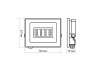LED floodlight TITANUM TLF106 10W 6500K