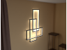 LED wall lamp "Trio" 220V, 400*650 black body 32W 4500K LEDUA