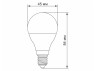 LED lamp G45 6W E14 4100K 220V (TLG4506144) TITANUM