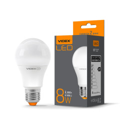 LED bulb A60e 8W E27 3000K 220V (VL-A60e-08273) VIDEX